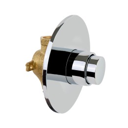 Monomando ducha empotrada SOLESTOP cromo - 745503 1