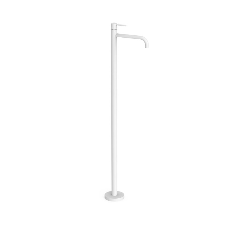 Monomando lavabo a suelo STUDY-TRES blanco mate - 26285305BM