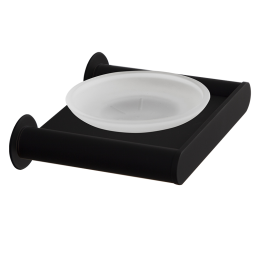 Jabonera pared ERGOS negro mate - SOP02NM 1