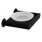 Jabonera pared ERGOS negro mate - SOP02NM