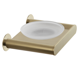 Jabonera pared ERGOS oro cepillado - SOP02OC 1