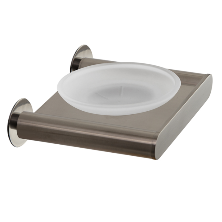 Jabonera pared ERGOS inox cepillado - SOP02IC 1