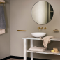 Jabonera pared ERGOS oro cepillado - SOP02OC