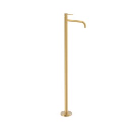 Monomando lavabo a suelo STUDY-TRES oro mate - 26285305OM 1