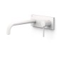 Monomando lavabo empotrado STUDY-TRES blanco mate - 2623003*BM