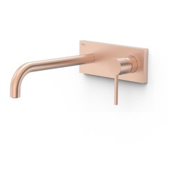 Monomando lavabo empotrado STUDY-TRES oro rosa mate - 2623003*OPM - Tres