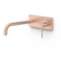 Monomando lavabo empotrado STUDY-TRES oro rosa mate - 2623003*OPM