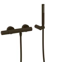 Monomando ducha STUDY-TRES negro bronce - 26116701KMB - Tres