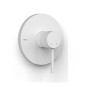 Monomando ducha empotrado 1-vía STUDY-TRES RAPID-BOX blanco mate - 26227810BM