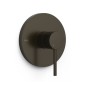Monomando ducha empotrado 1-vía STUDY-TRES RAPID-BOX negro bronce - 26227810KMB
