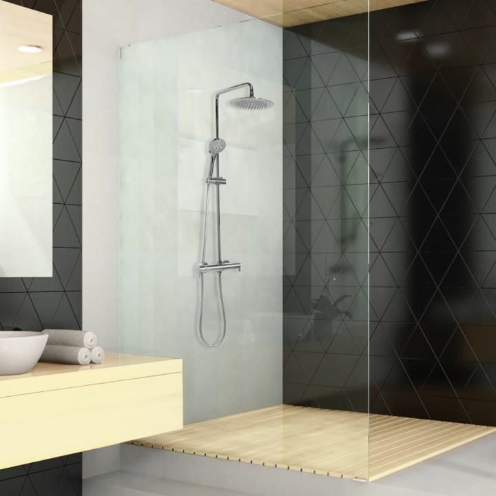 Conjunto termostático ducha BLAUTHERM cromo - 945412Q3RP300 2