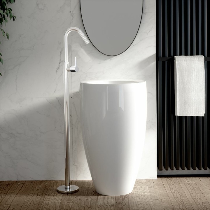 Monomando lavabo a suelo ADAGIO cromo - 917603 2