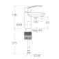 Monomando lavabo (AF) NEW FLY cromo - 570223
