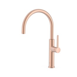 Monomando fregadero TRES oro rosa mate - 23044003OPM 1