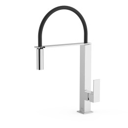Monomando fregadero TRES FLEXIBLE cromo - 00648701 1