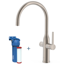Monomando fregadero osmosis con filtro TRES acero - 23045301AC 1
