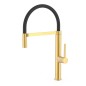Monomando fregadero TRES FLEXIBLE oro mate - 23048701OM