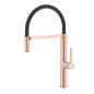Monomando fregadero TRES FLEXIBLE oro rosa mate - 23048701OPM