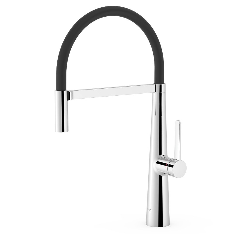 Monomando fregadero TRES FLEXIBLE cromo - 23048702