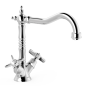 Bimando fregadero TRES cromo - 24234201