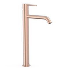 Monomando lavabo alto XL STUDY-TRES oro rosa mate - 26230801OPM - Tres