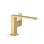 Monomando lavabo maneta lateral CUADRO-TRES oro mate - 00620501OM