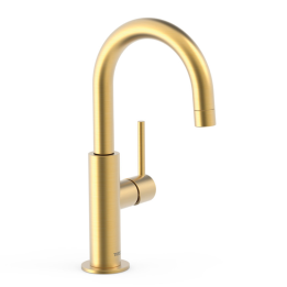Monomando lavabo alto maneta lateral STUDY-TRES oro mate - 26290403OM 1