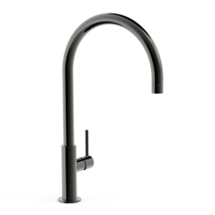 Monomando lavabo alto XL STUDY-TRES negro metalizado - 26290401KM - Tres