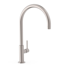 Monomando lavabo alto XL STUDY-TRES acero - 26290401AC 1