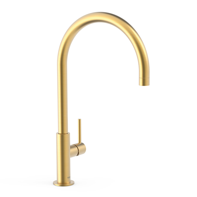 Monomando lavabo alto XL STUDY-TRES oro mate - 26290401OM