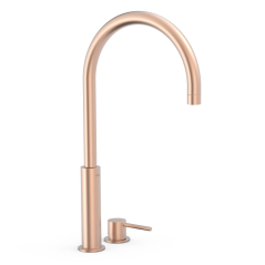 Monomando lavabo alto STUDY-TRES oro rosa mate - 26110502OPM - Tres
