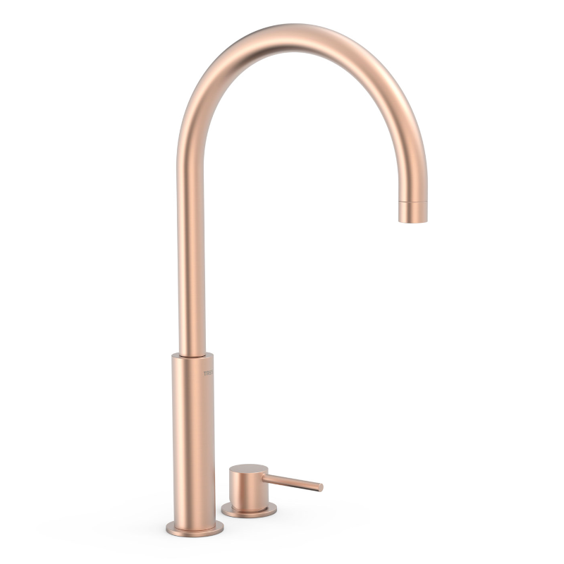 Monomando lavabo alto STUDY-TRES oro rosa mate - 26110502OPM