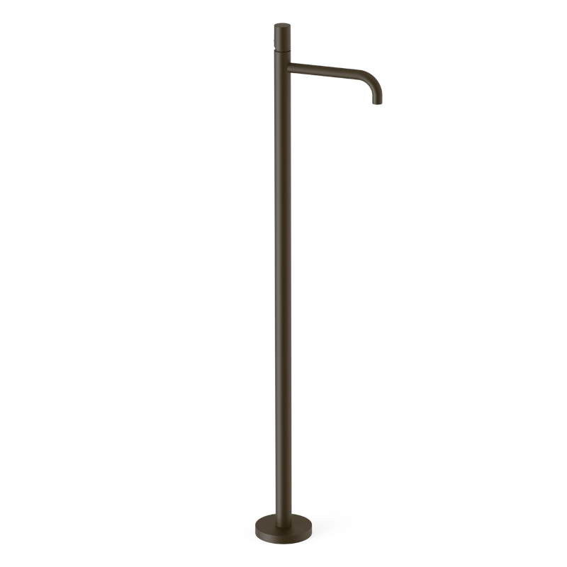 Monomando lavabo a suelo STUDY-TRES negro bronce - 26285306KMB