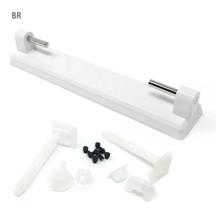 Asiento inodoro Estoli FLORIT blanco (BR) - 1900196600 2