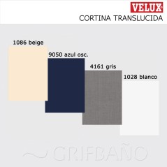 Cortina translúcida VELUX manual RFL (color estándar) - Velux