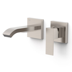 Monomando lavabo empotrado CUADRO-TRES acero - 00630023AC - Tres