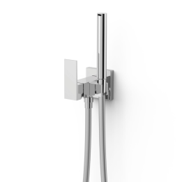 Monomando empotrado bidé WC CUADRO-TRES cromo - 00612301 1