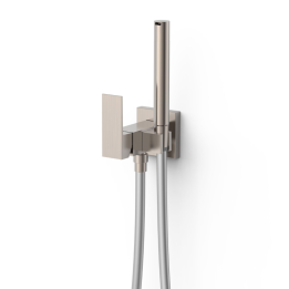 Monomando empotrado bidé WC CUADRO-TRES acero - 00612301AC 1