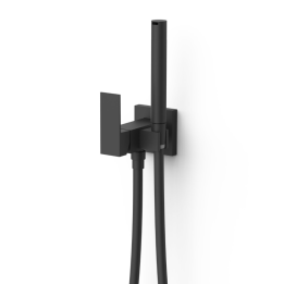 Monomando empotrado bidé WC CUADRO-TRES negro mate - 00612301NM 1