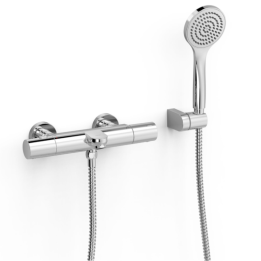 Monomando termostático baño-ducha FLAT-TRES cromo - 19017419 1