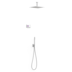 Kit termostático electrónico ducha empotrado 2-vías SHOWER TECHNOLOGY-TRES cromo - 09286564 - Tres