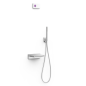 Kit termostático electrónico baño-ducha empotrado 2-vías SHOWER TECHNOLOGY-TRES cromo - 09286556