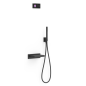 Kit termostático electrónico baño-ducha empotrado 2-vías SHOWER TECHNOLOGY-TRES negro mate - 09288556NM