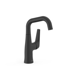 Monomando lavabo maneta lateral FUJI-TRES negro mate - 28144701NM - Tres