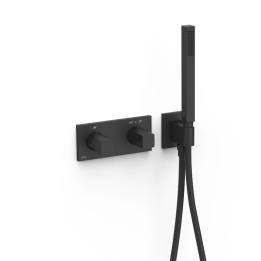 Termostático baño-ducha 2-vías B-SYSTEM negro mate - 30725201NM 1