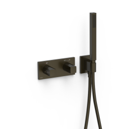 Termostático baño-ducha 2-vías B-SYSTEM negro bronce - 30725201KMB 1