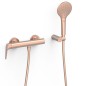 Monomando ducha FUJI-TRES oro rosa mate - 28116701OPM