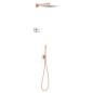 Kit termostático electrónico ducha empotrado 2-vías SHOWER-TECHNOLOGY oro rosa mate - 09286563OPM