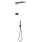 Kit termostático electrónico ducha empotrado 2-vías SHOWER TECHNOLOGY-TRES negro mate - 09288551NM