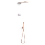 Kit termostático electrónico ducha empotrado 2-vías SHOWER-TECHNOLOGY oro rosa mate - 09286551OPM 1